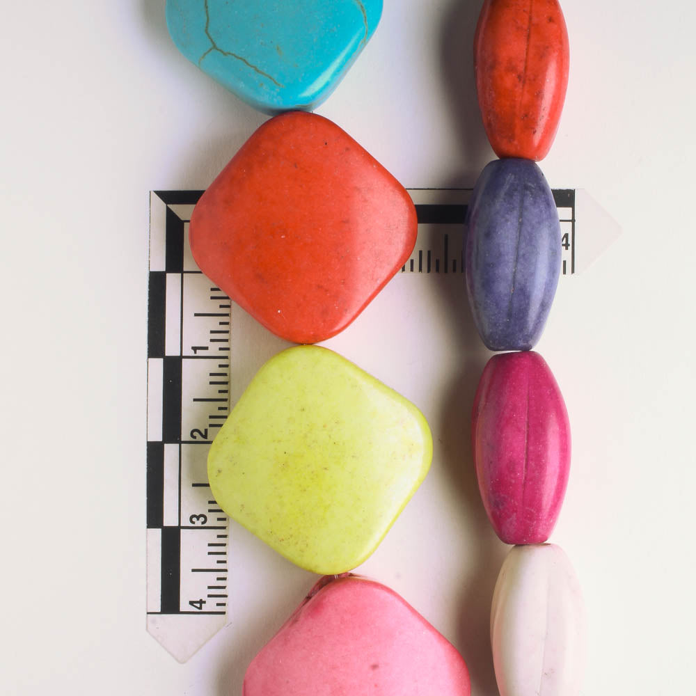 Dyed Howlite Beads