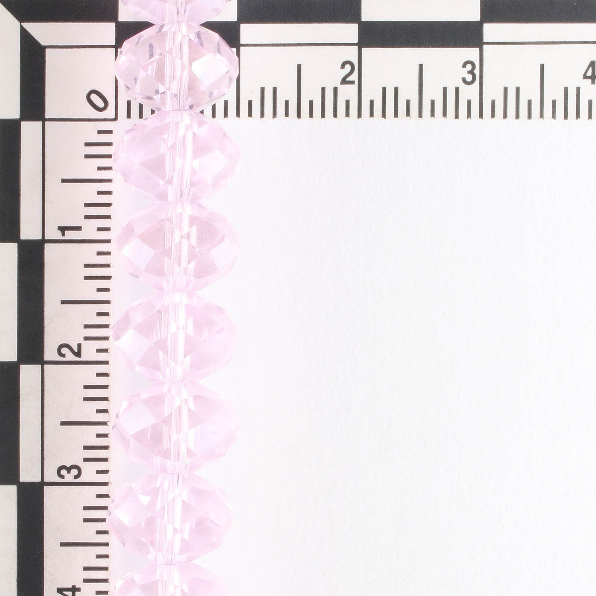 Chinese Crystal Rondelles - 8" strand