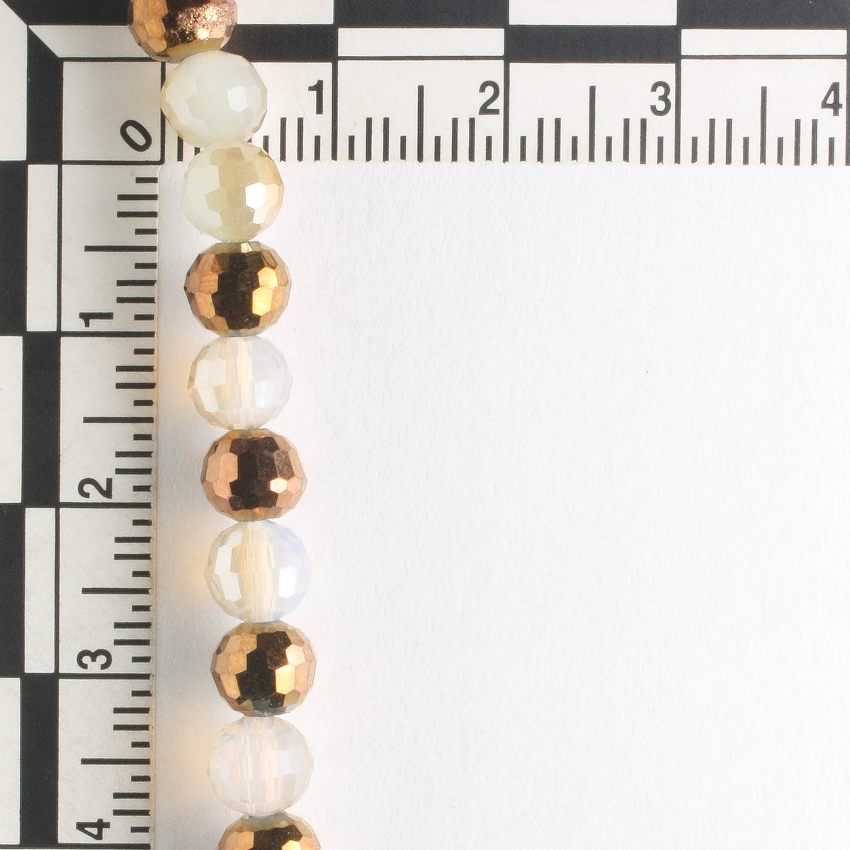 Chinese Crystal Rounds - 8" strand