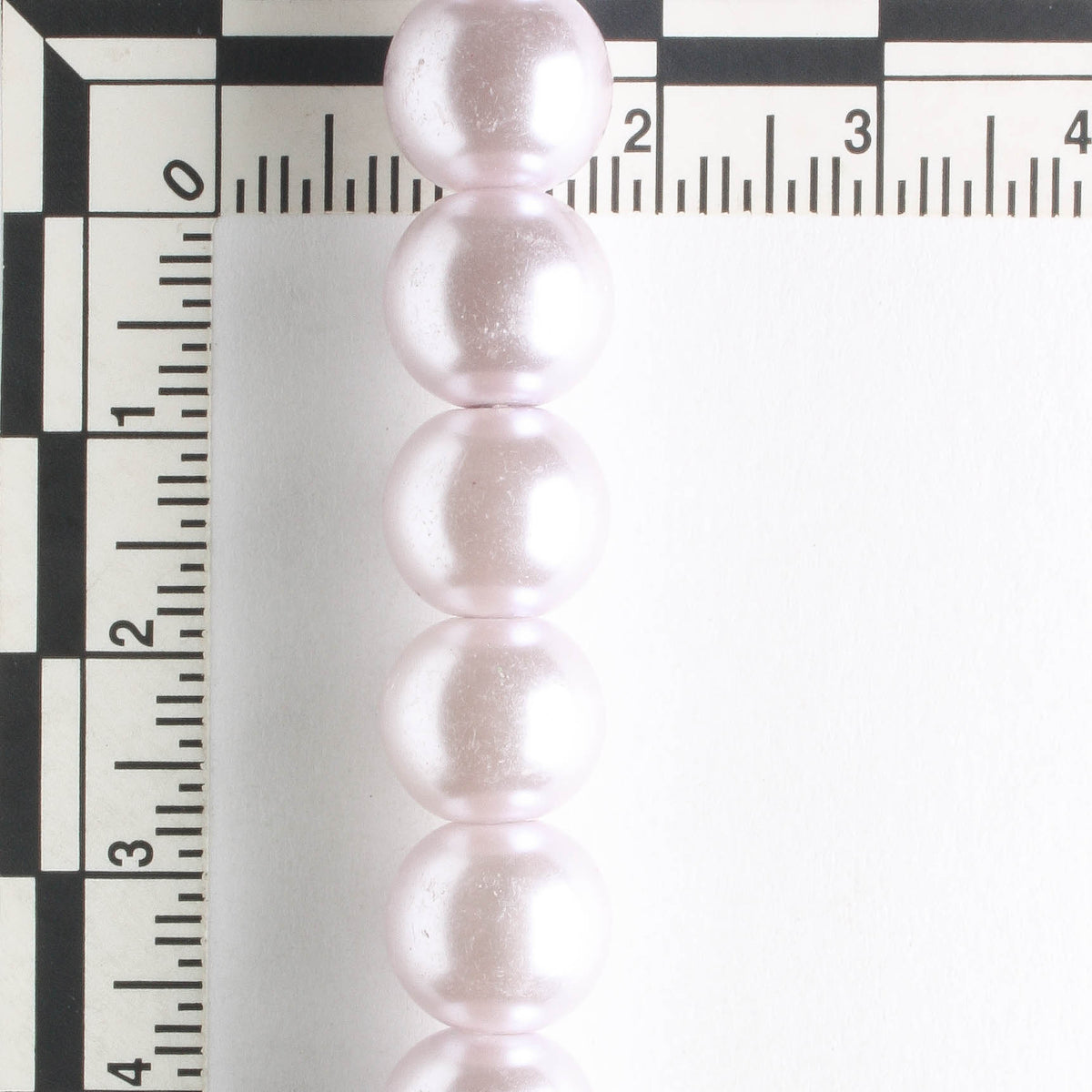 10mm Glass Pearls - 8" strand