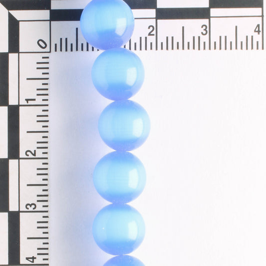 10mm Cat's Eye Glass - 8" strand