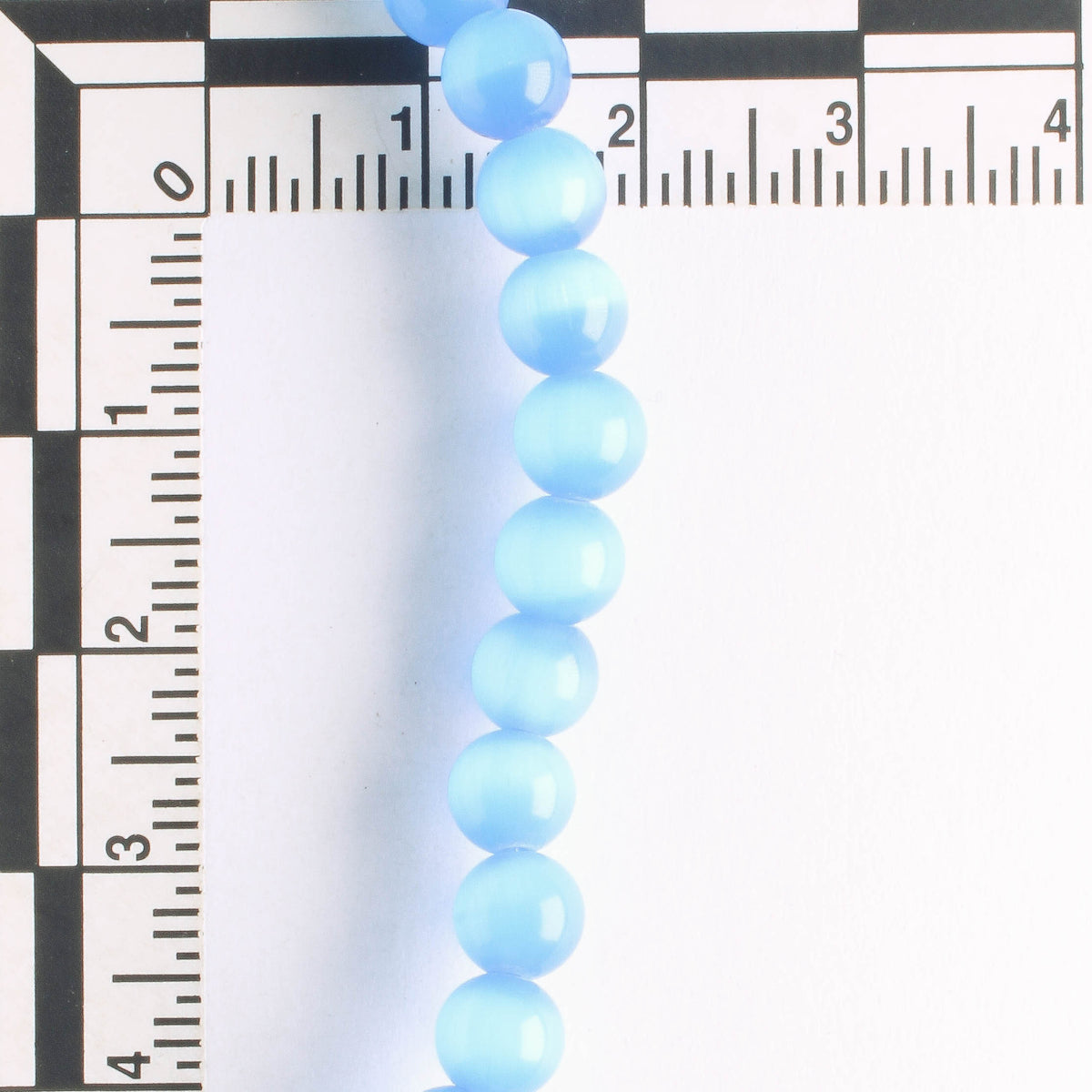 6mm Cat's Eye Glass - 8" strand