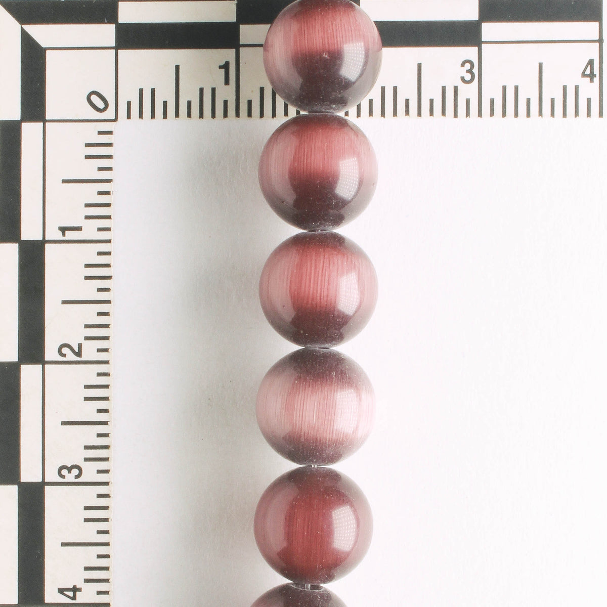10mm Cat's Eye Glass - 8" strand