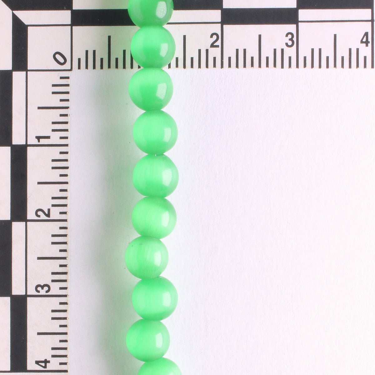 6mm Cat's Eye Glass - 8" strand