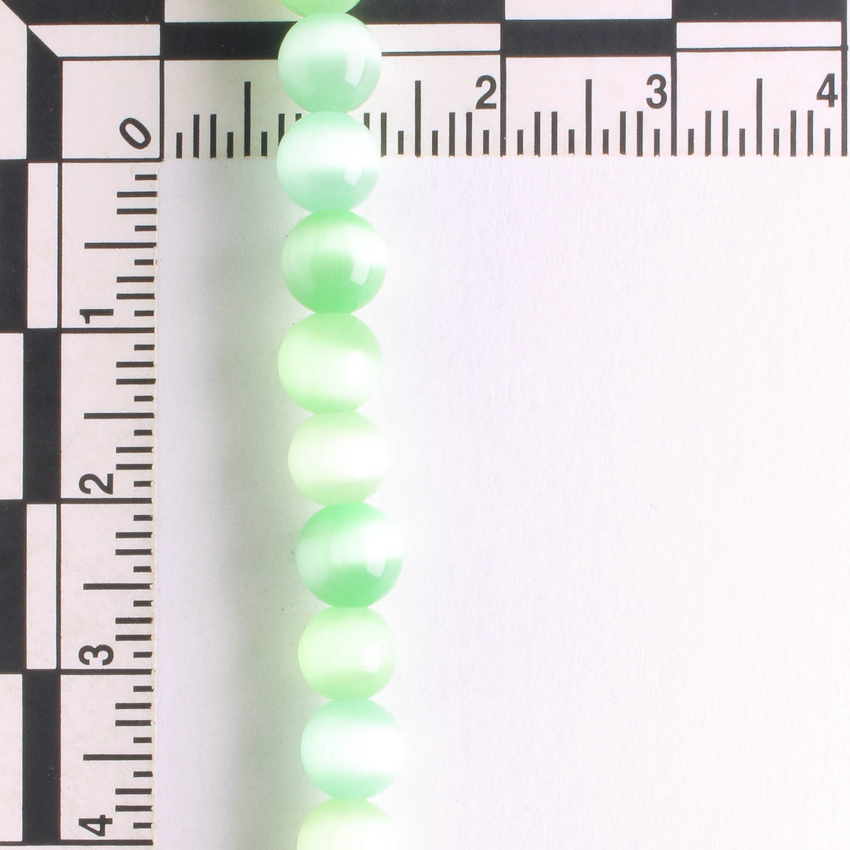 6mm Cat's Eye Glass - 8" strand