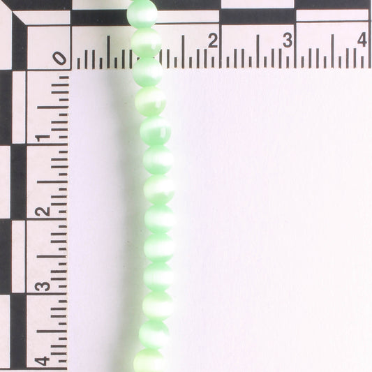 4mm Cat's Eye Glass - 8" strand