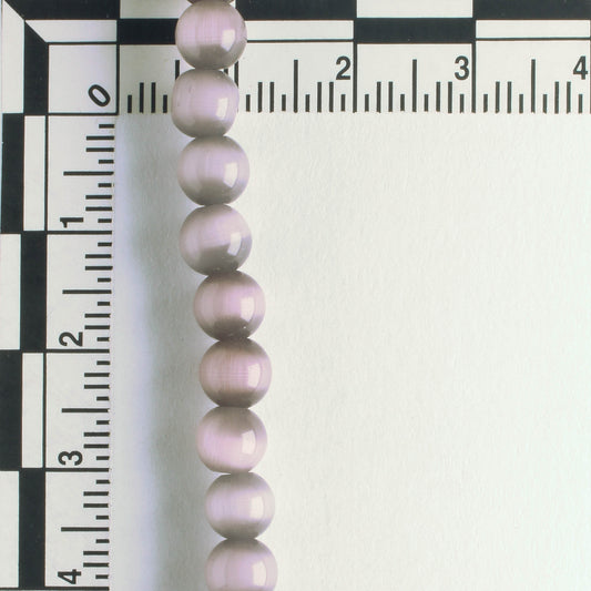 6mm Cat's Eye Glass - 8" strand