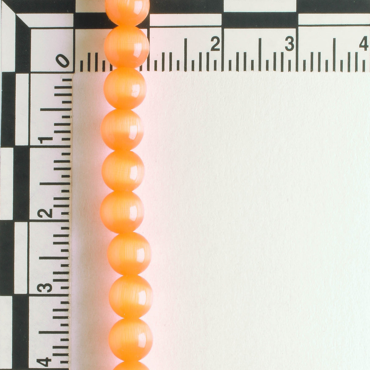 6mm Cat's Eye Glass - 8" strand