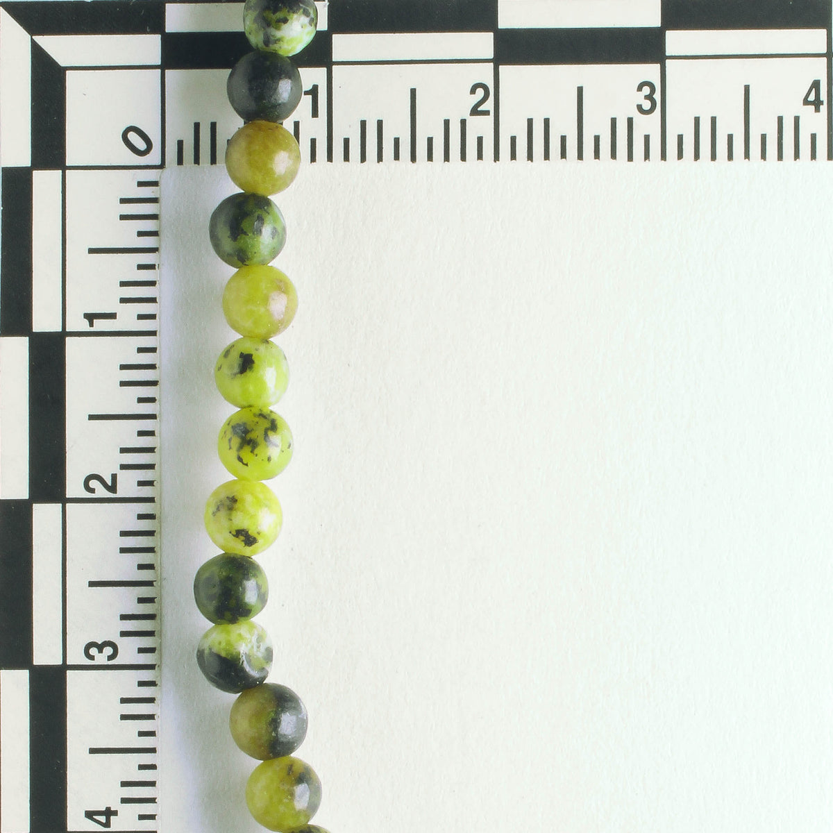 Yellow Chalk Turquoise, Dyed - 8" strand