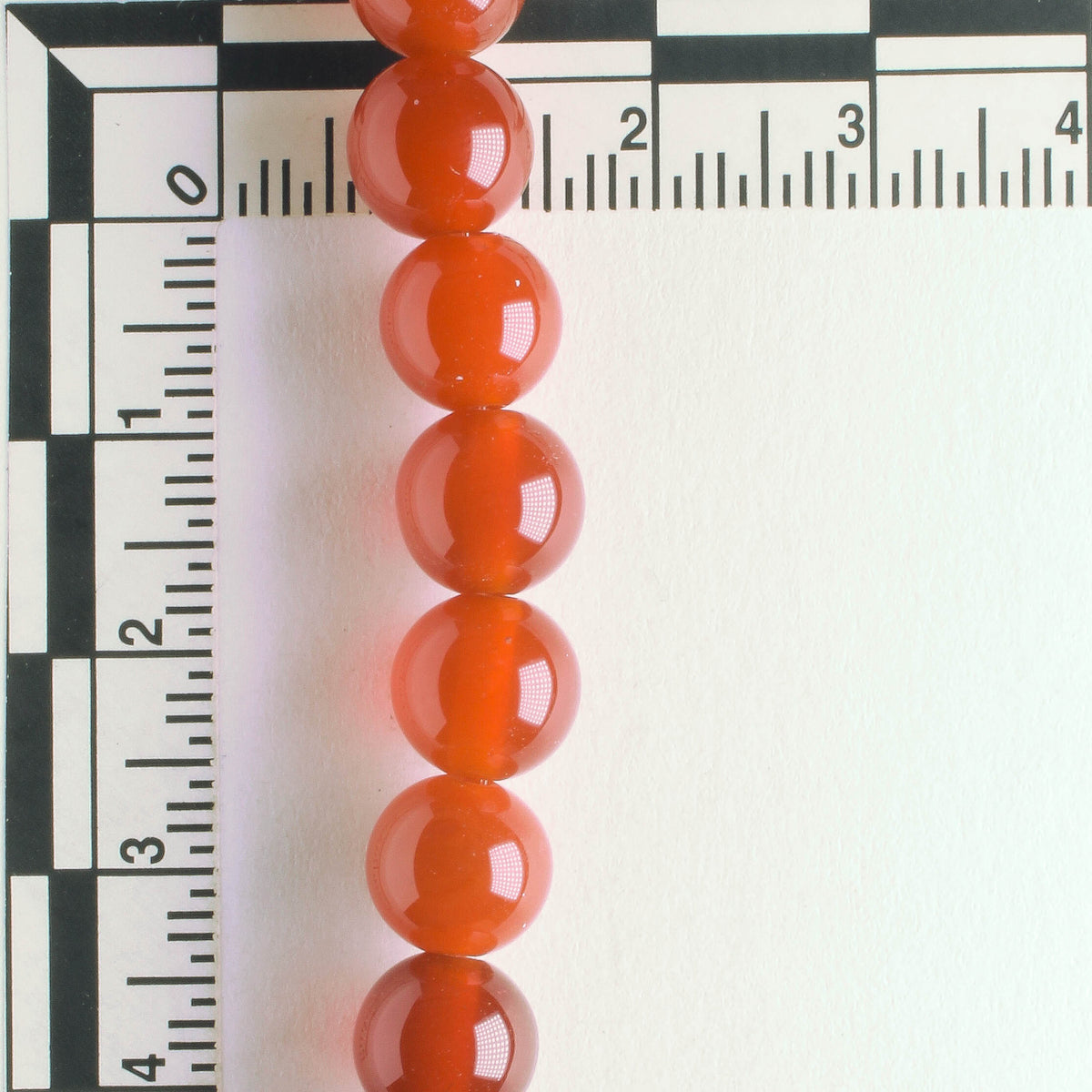Red Agate - 8" strand