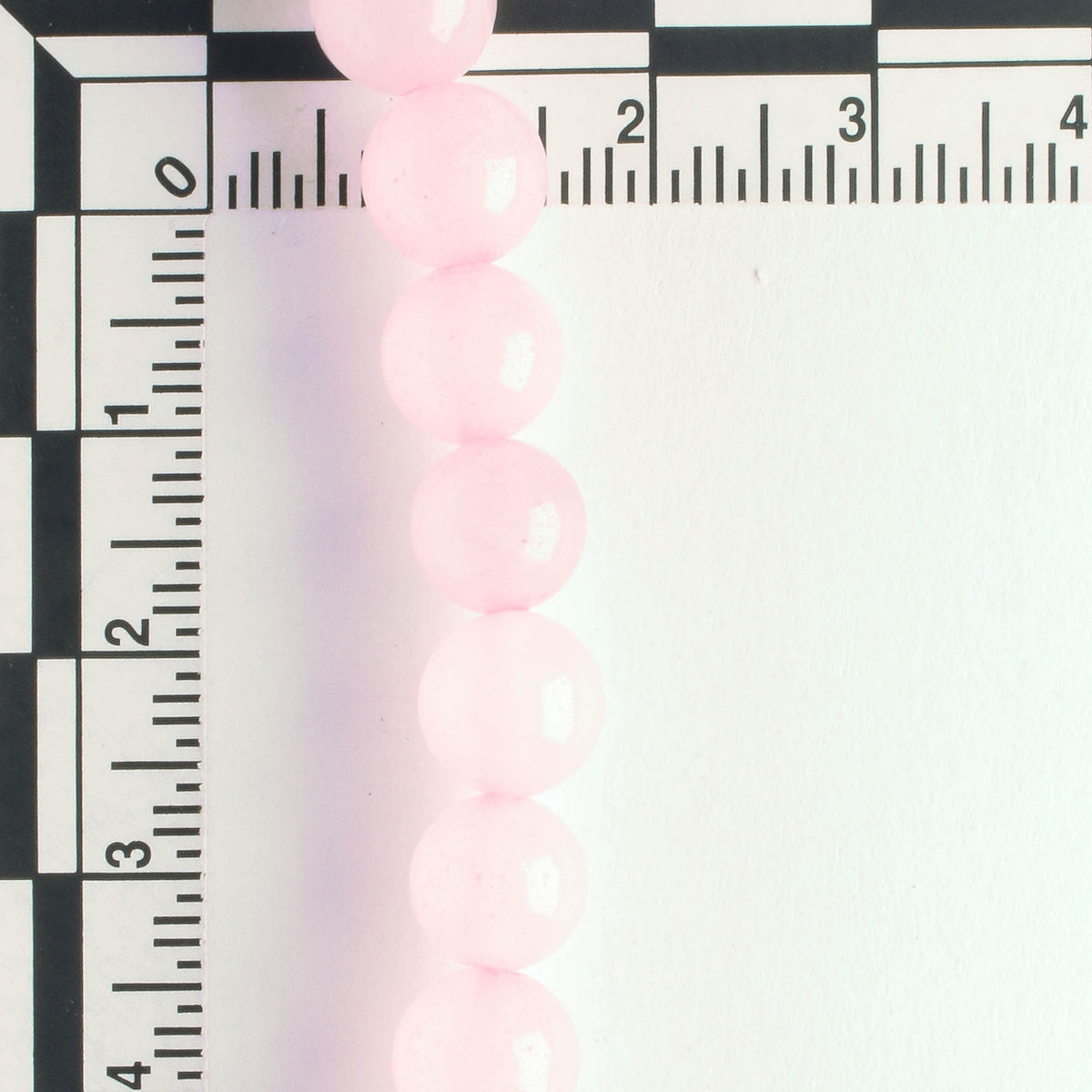 Rose Quartz, Dyed - 8" strand