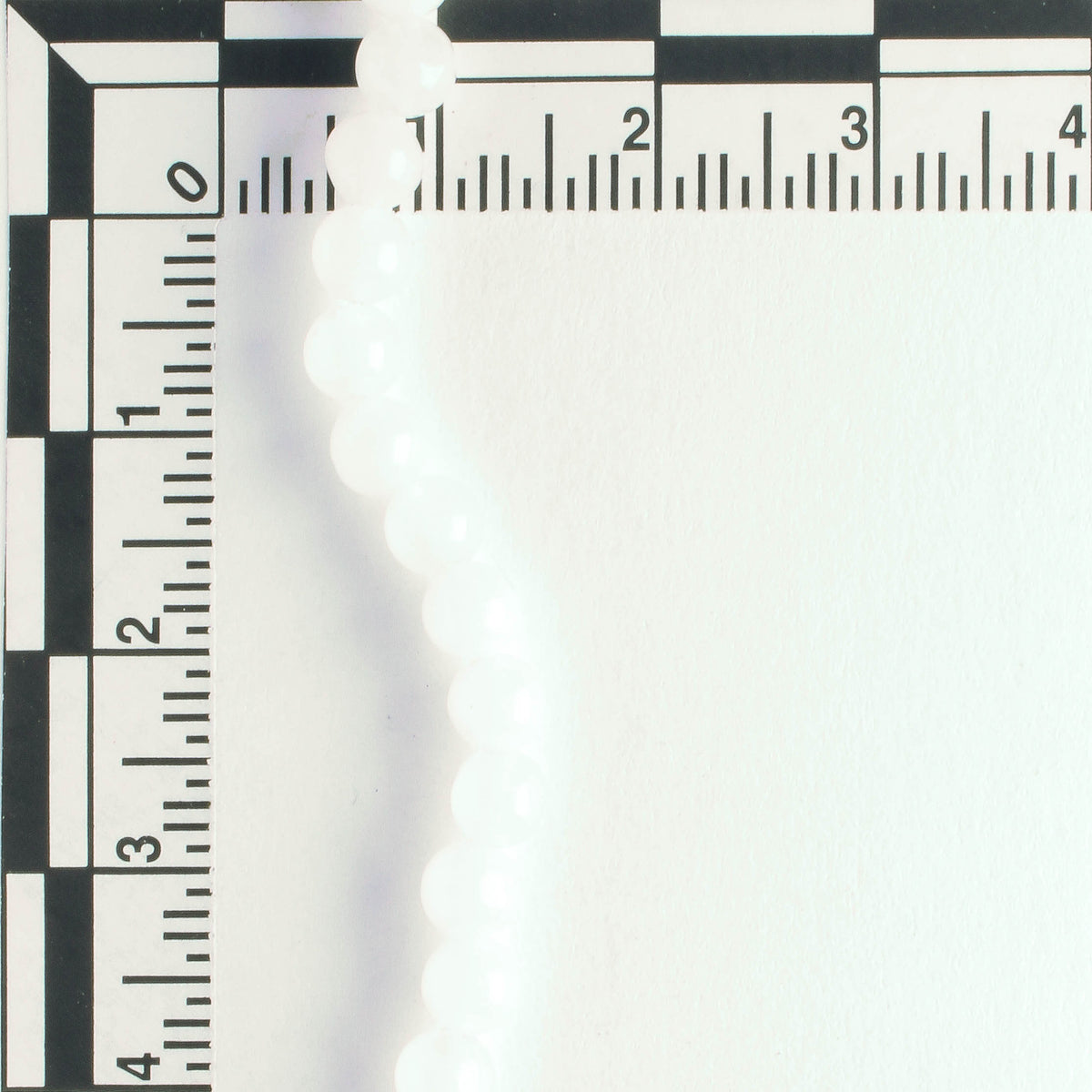Snow Quartz - 8" strand