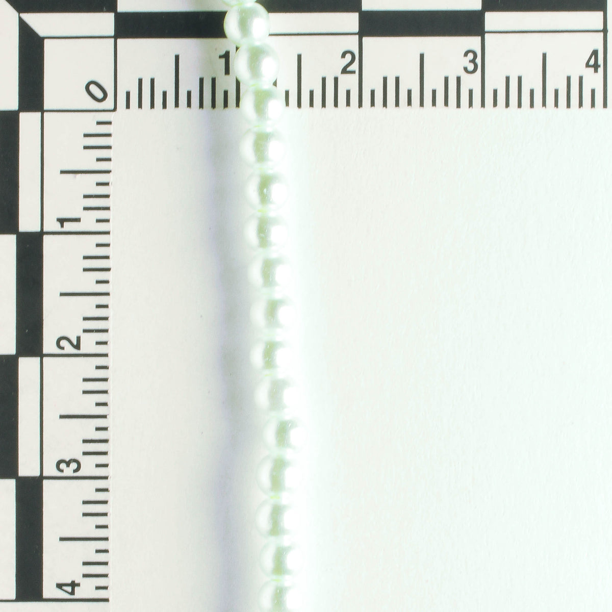 3mm Glass Pearls - 8" strand