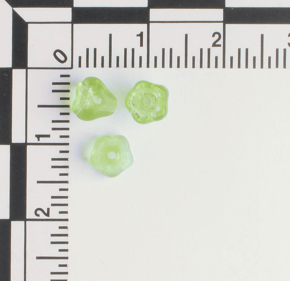 5x6mm Bell Flower - Green