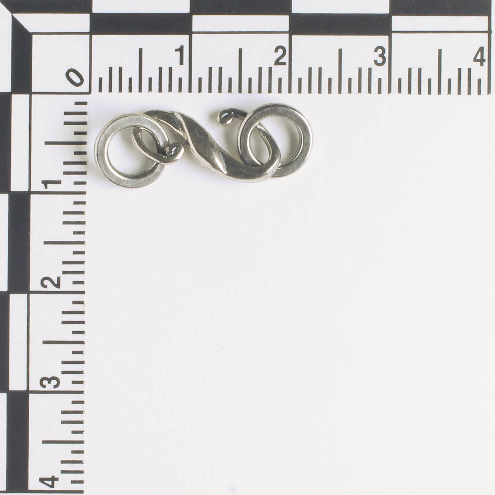 S-Hook Clasp - Sterling