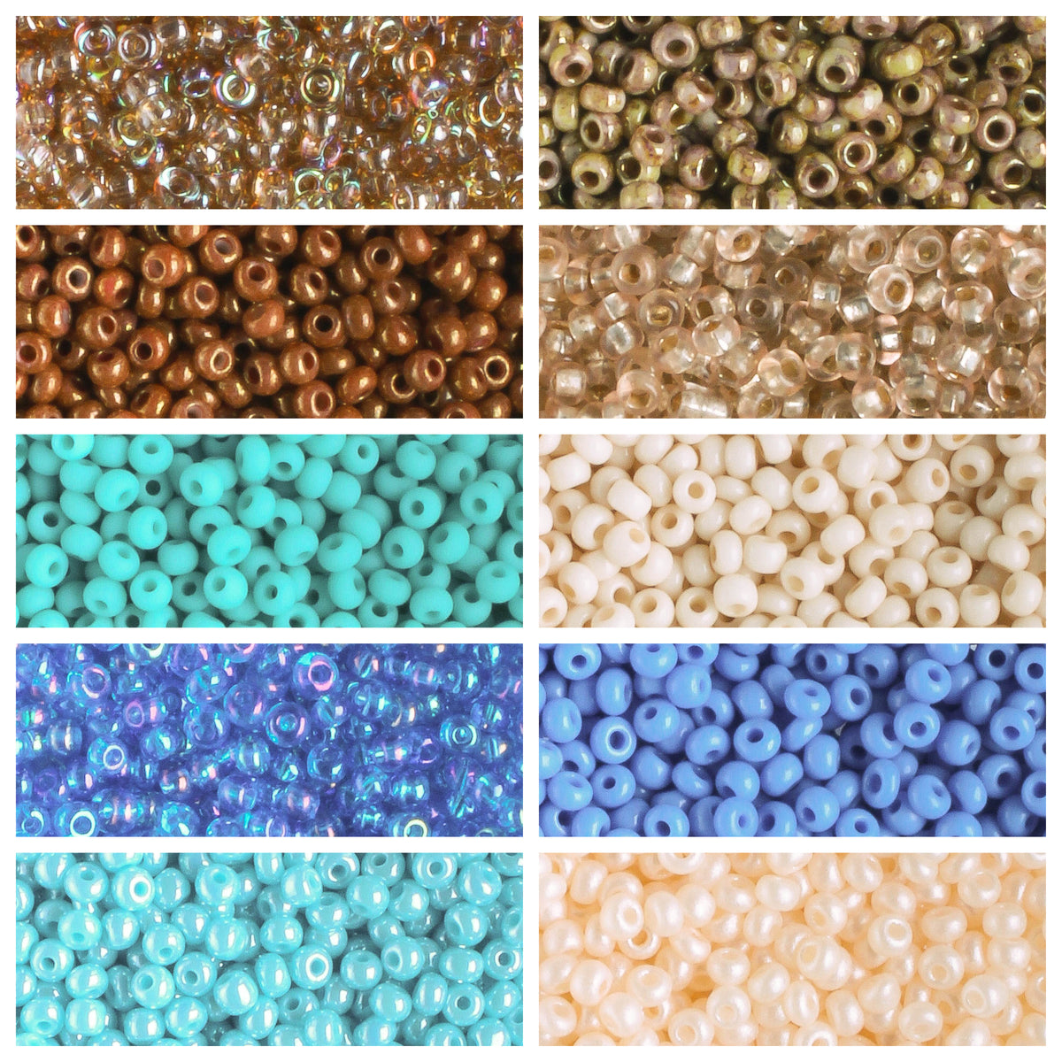 11/0 Czech Seed Bead Collection