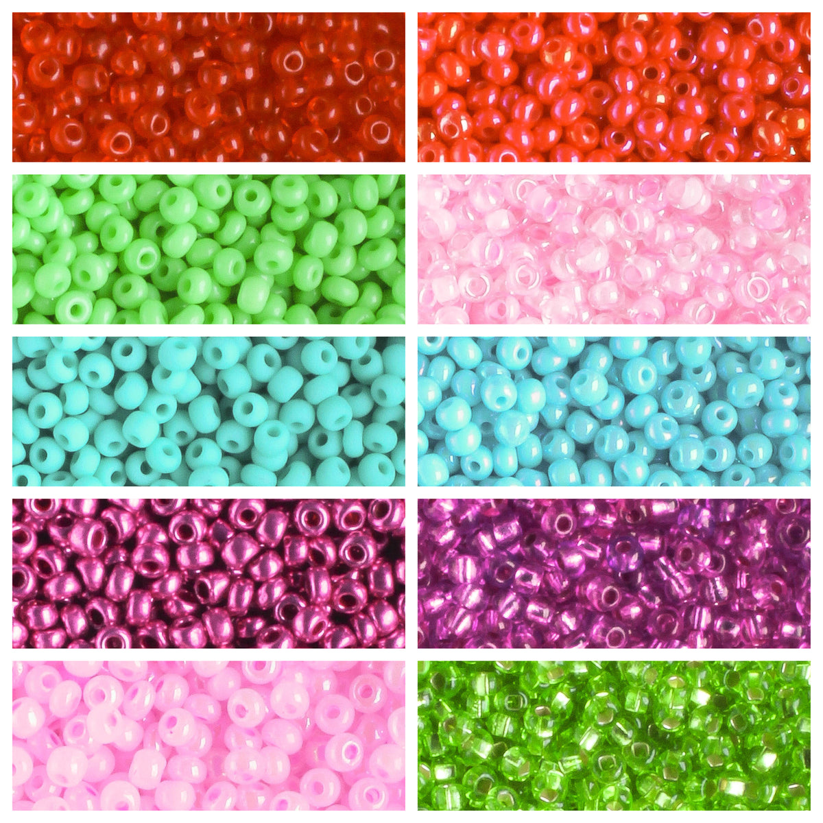11/0 Czech Seed Bead Collection