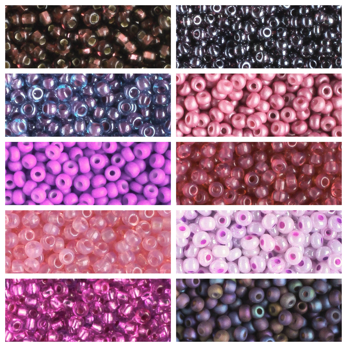 11/0 Czech Seed Bead Collection