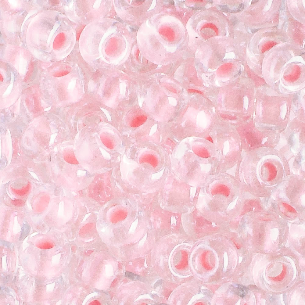 6-4607 Inside Dyed Pearlized Bright Pink