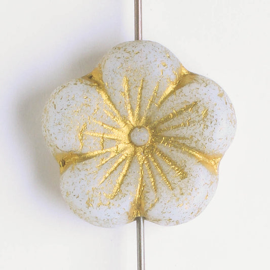 21mm Hibiscus Flower - Eched AB