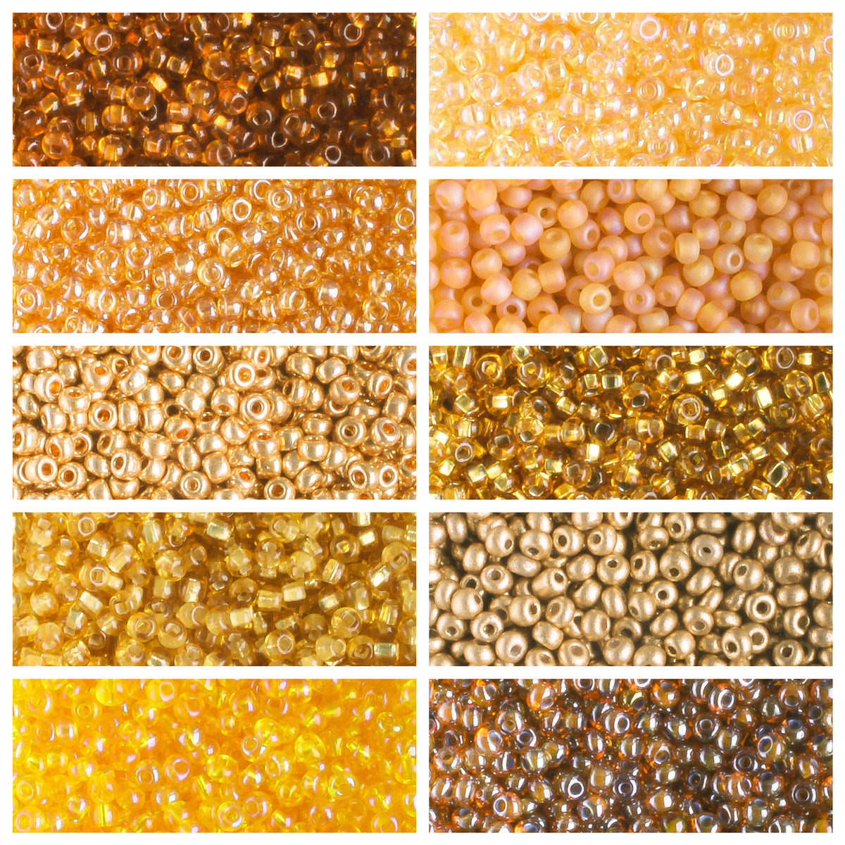 11/0 Czech Seed Bead Collection