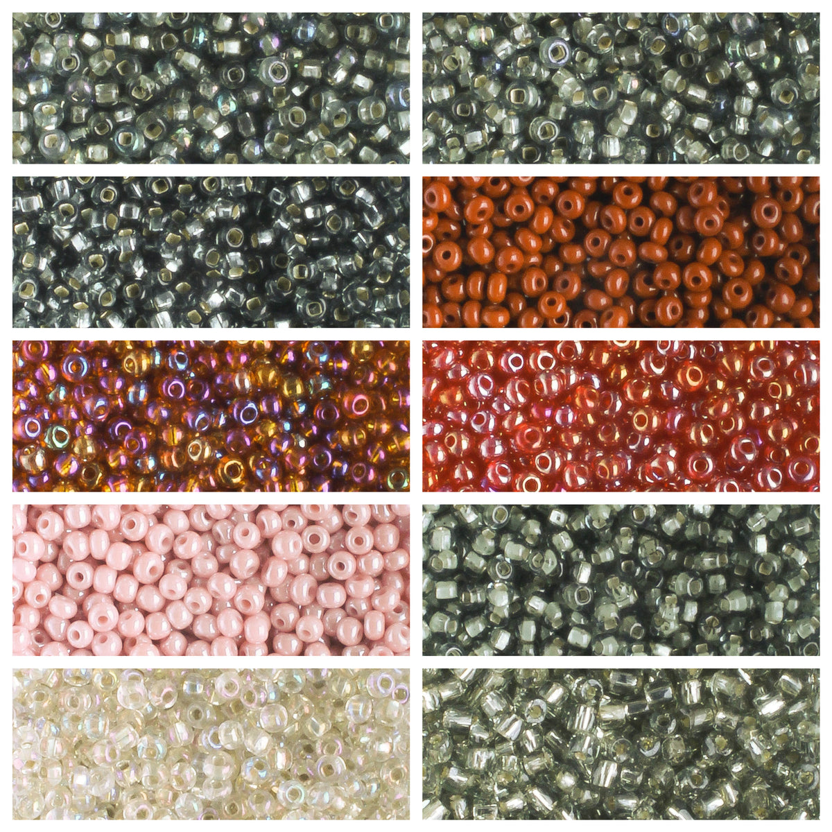 11/0 Czech Seed Bead Collection