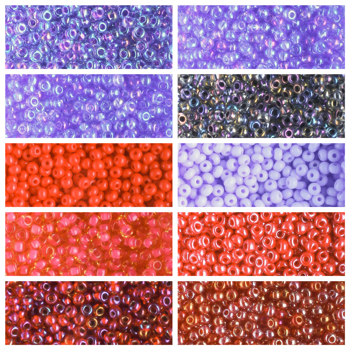 11/0 Czech Seed Bead Collection
