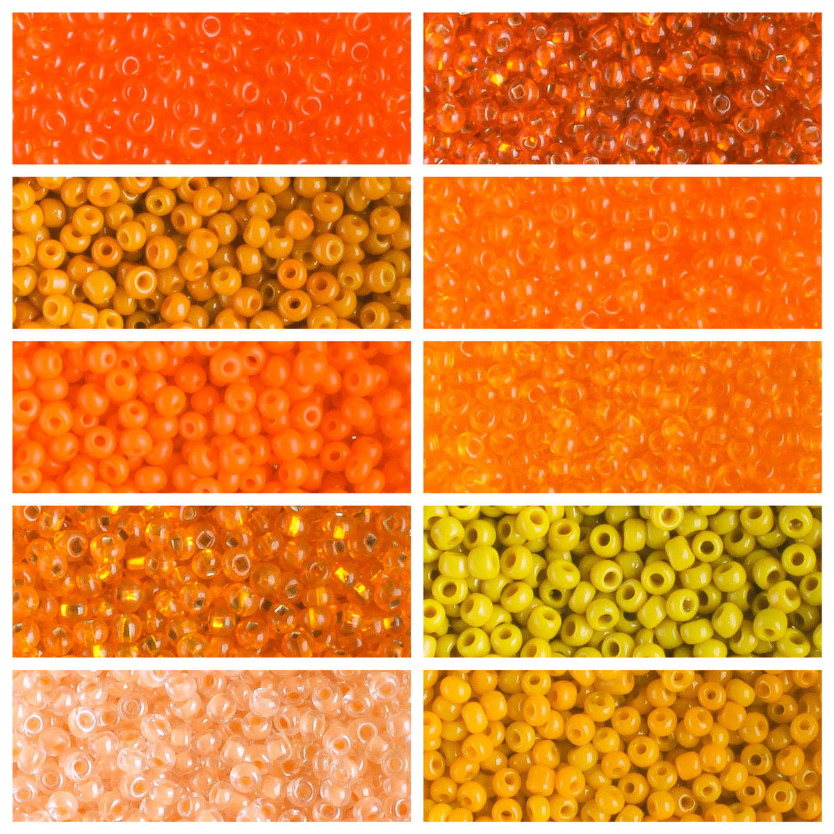 11/0 Czech Seed Bead Collection
