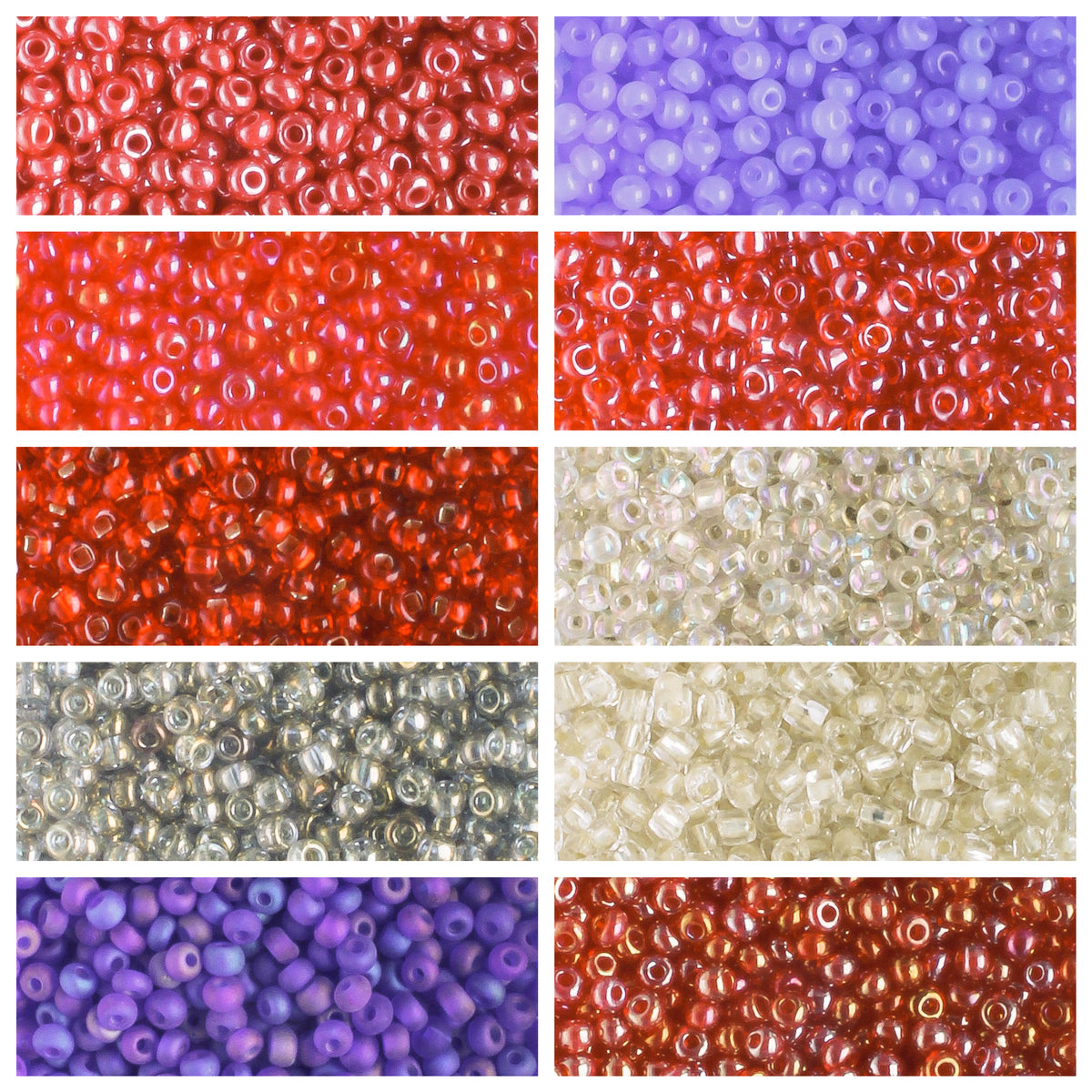 11/0 Czech Seed Bead Collection