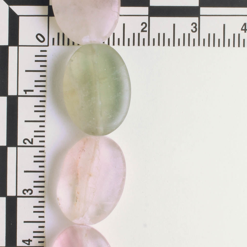 Rainbow Flourite - 8" strand