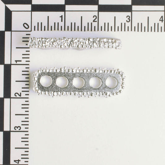 5 Strand Spacer Bar - Silver