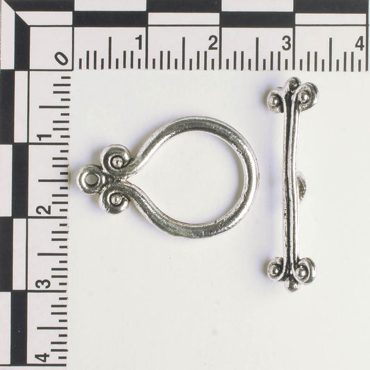 Toggle Clasp - Silver