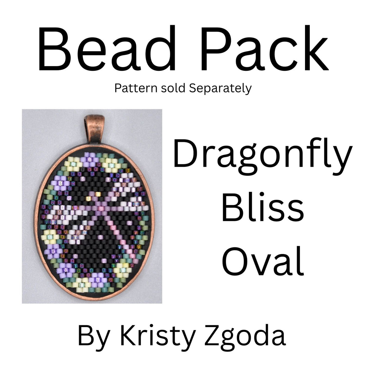 Dragonfly Bliss Oval Bead Pack