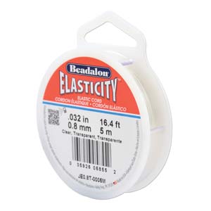 .8mm Elastic Clear - 5 meters