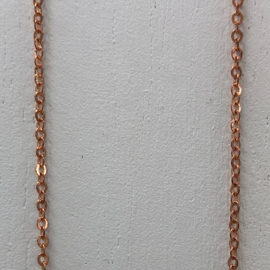 Copper Chain Necklace - 16" - qty 10