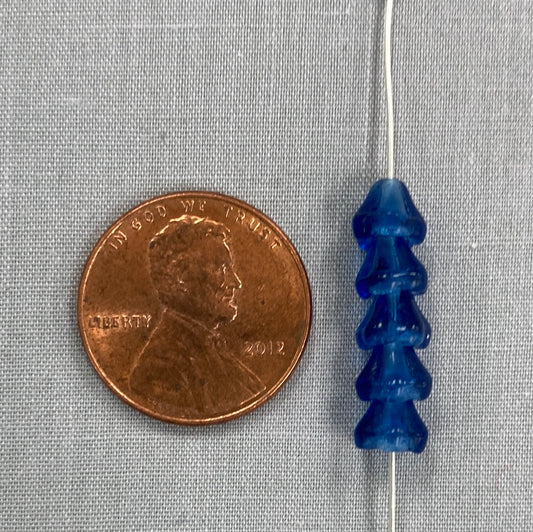 5x6mm Bell Flower - Blue