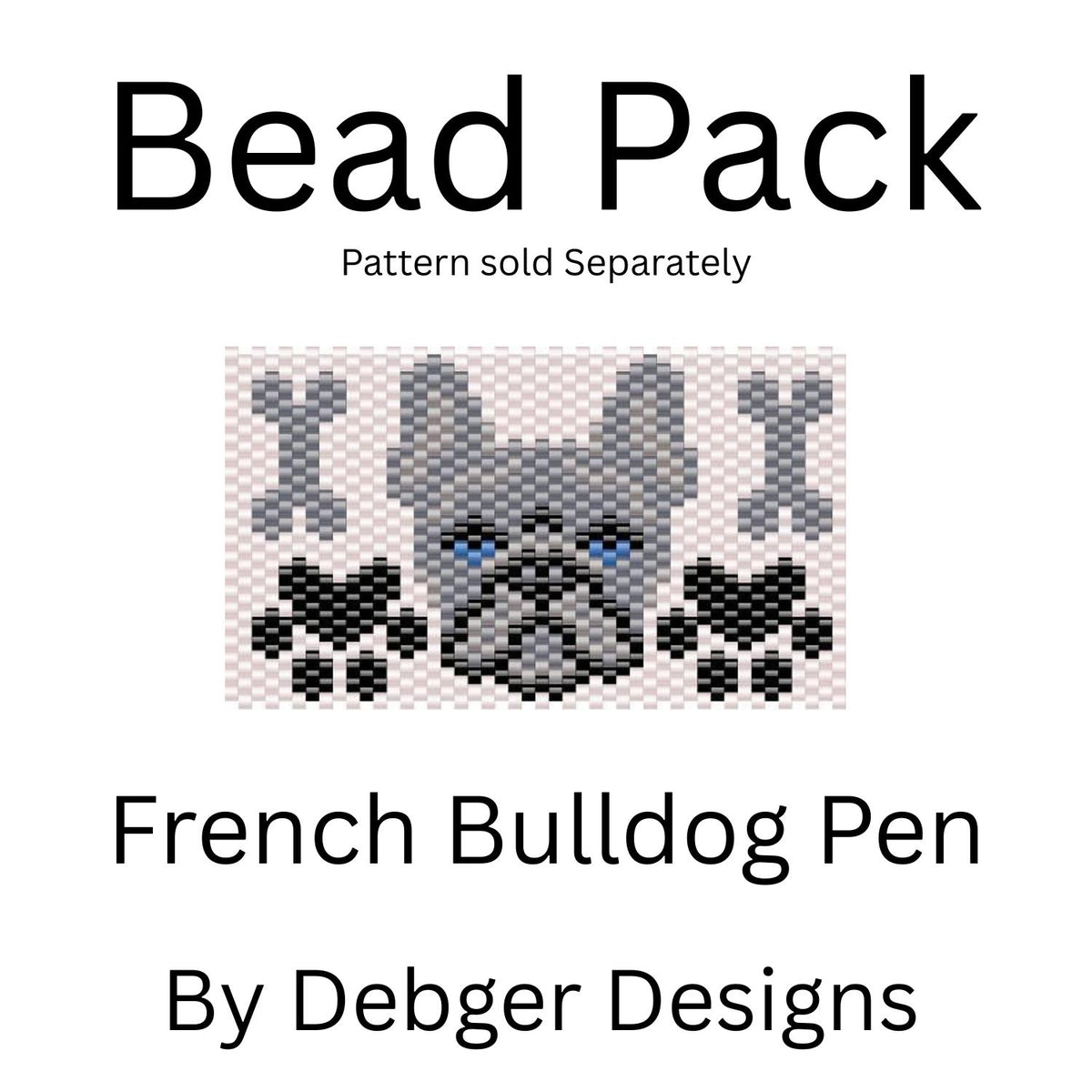 French Bulldog Pen Bead Pack