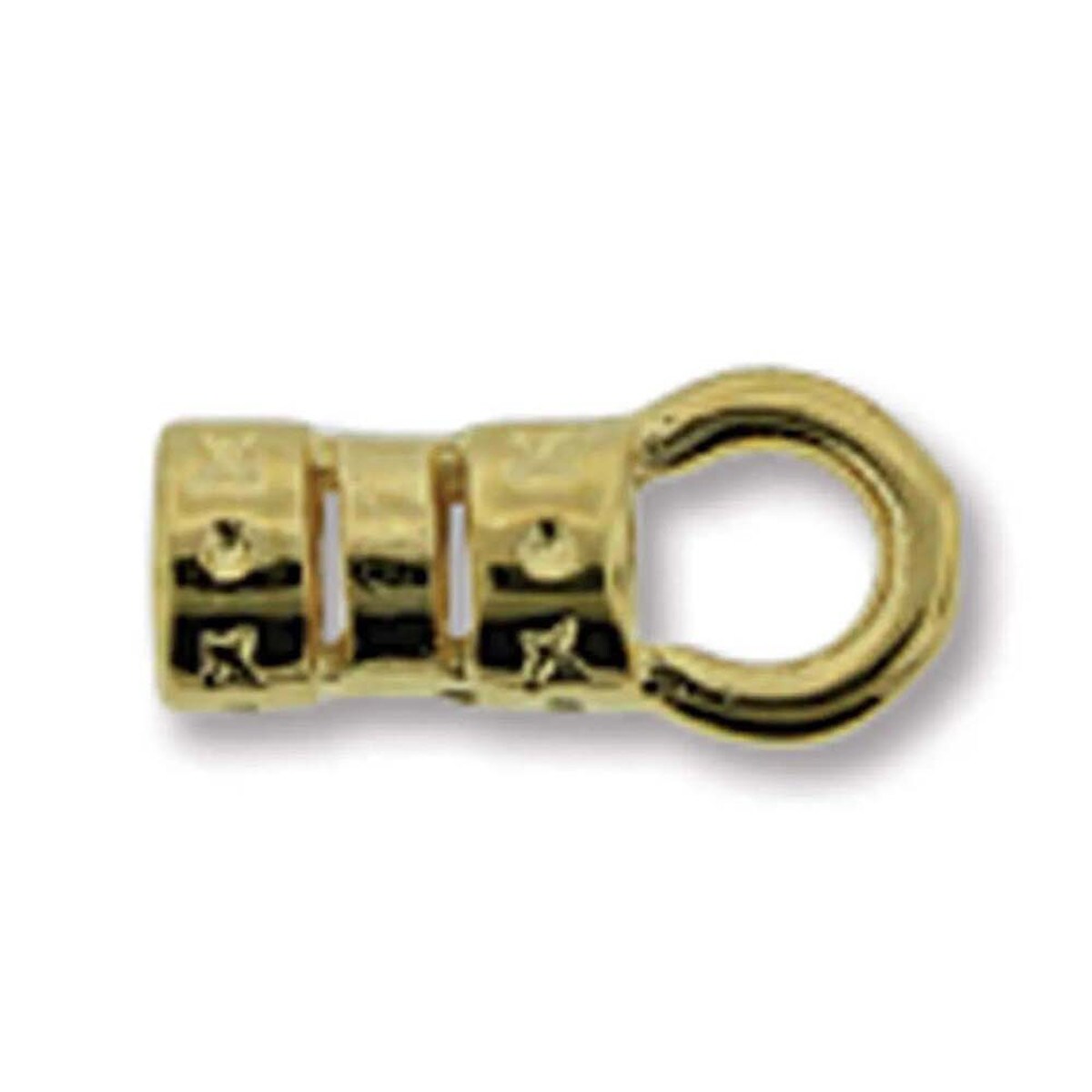 Crimp with Loop Gold
