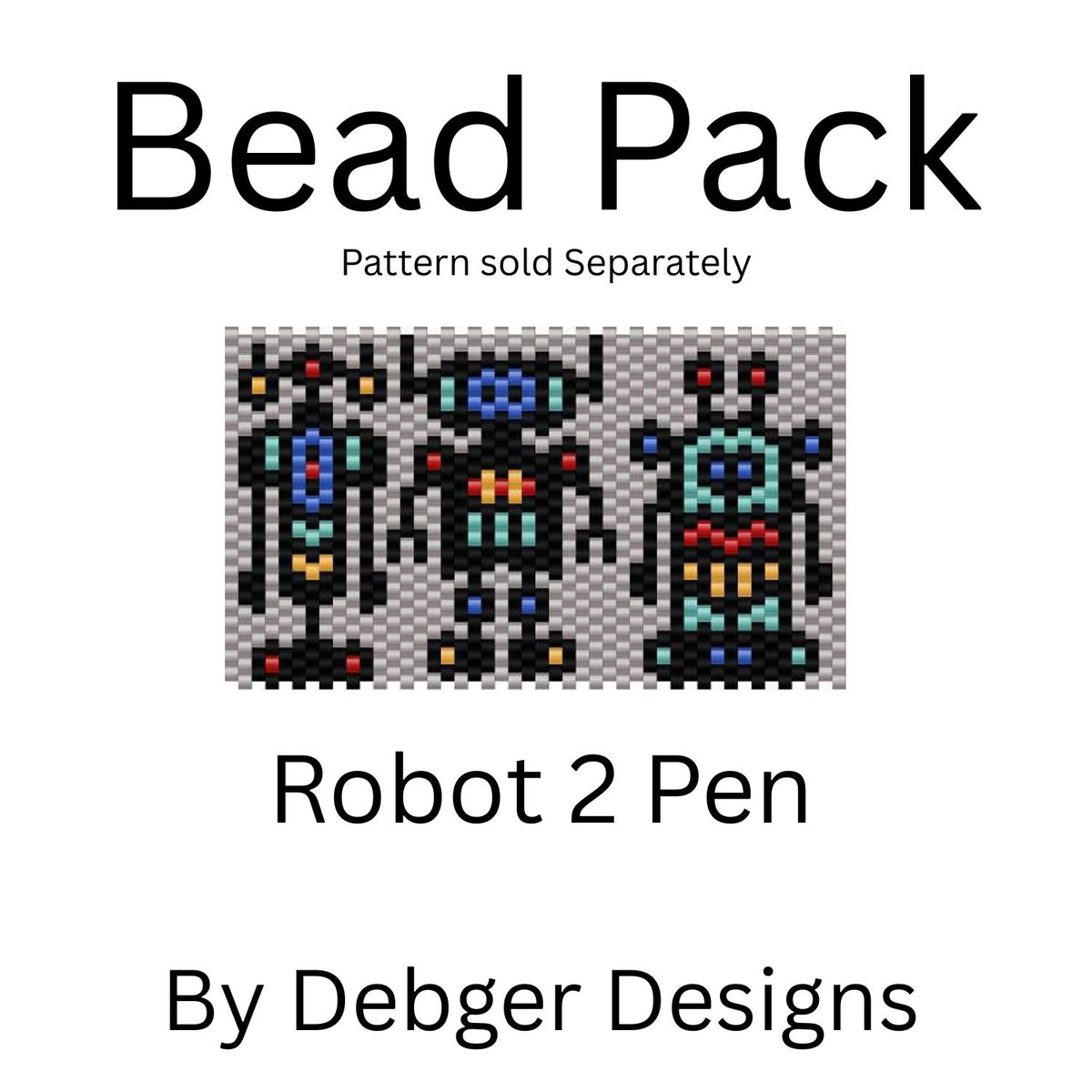 Robot 2 Pen Bead Pack