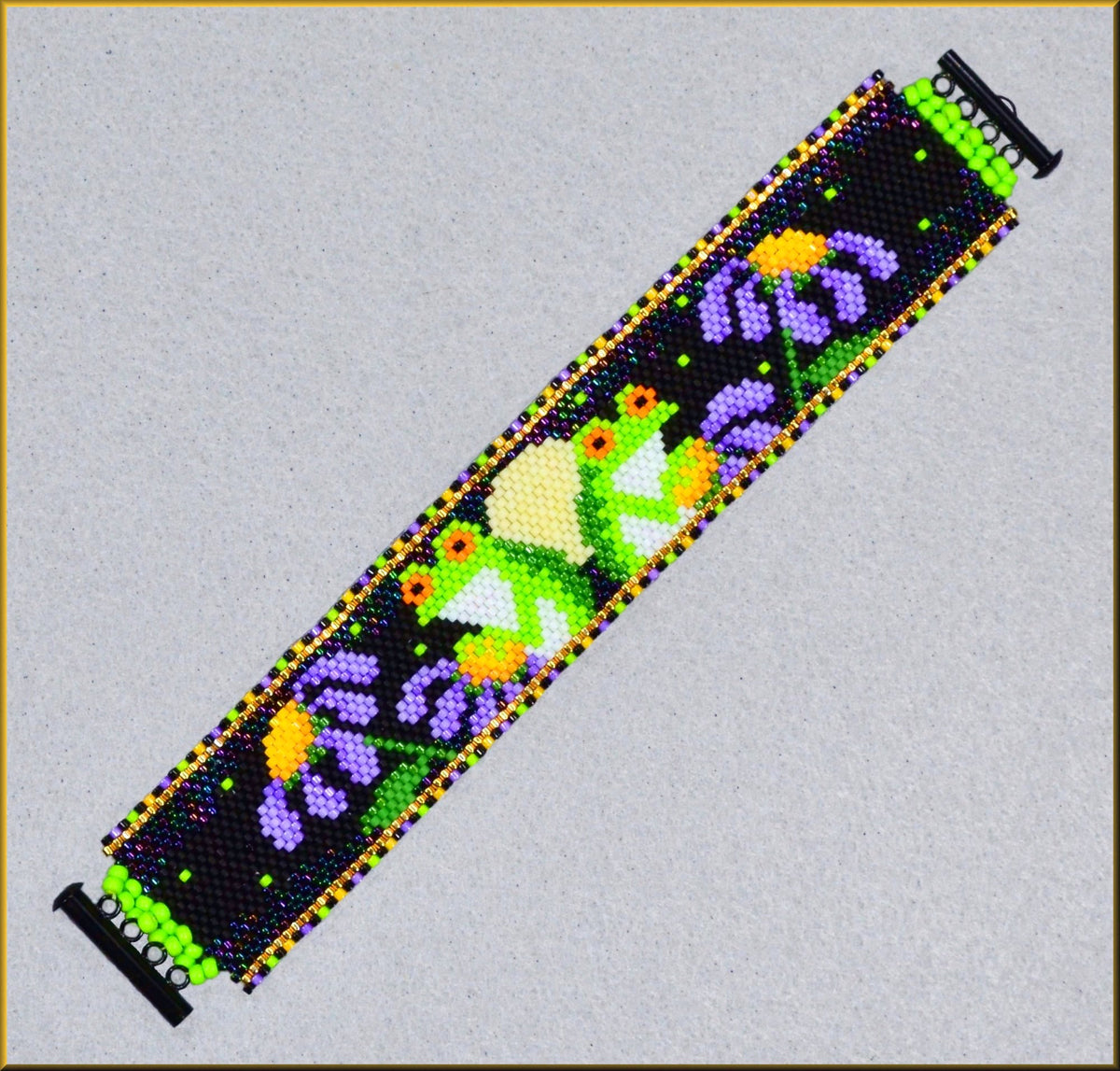 Tree Frog Moonlight Sonata Bracelet Pattern - PDF