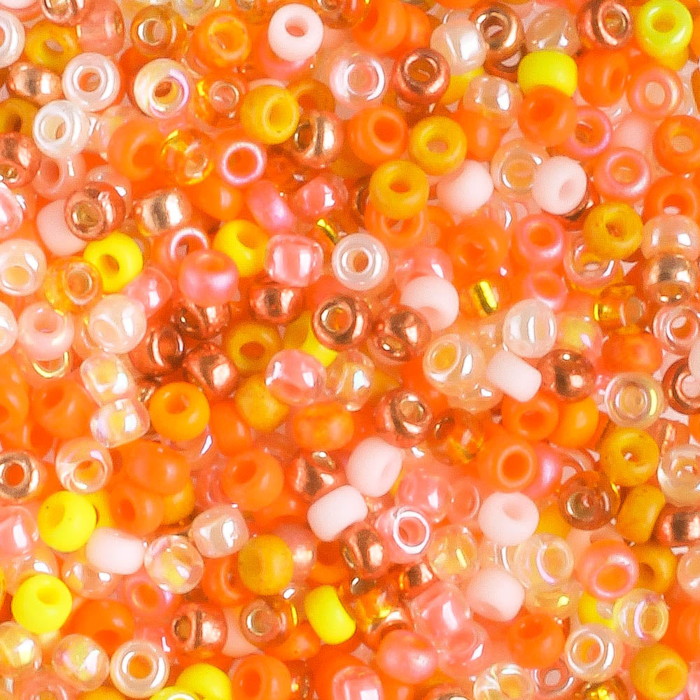 11/0 Orange Mix