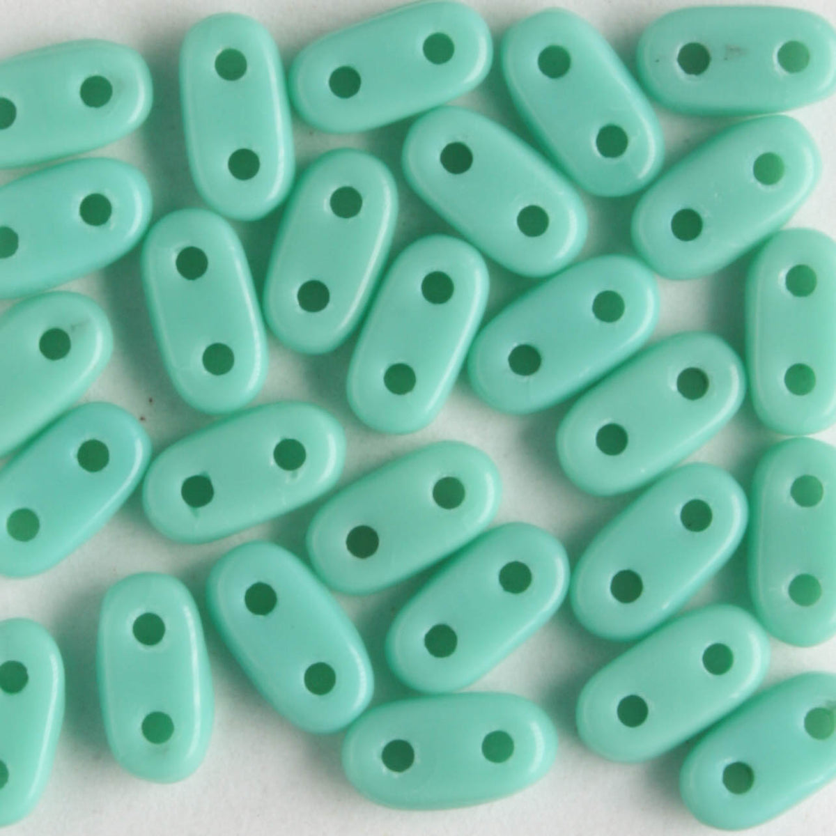 2 Hole Bar Turquoise - 10 grams