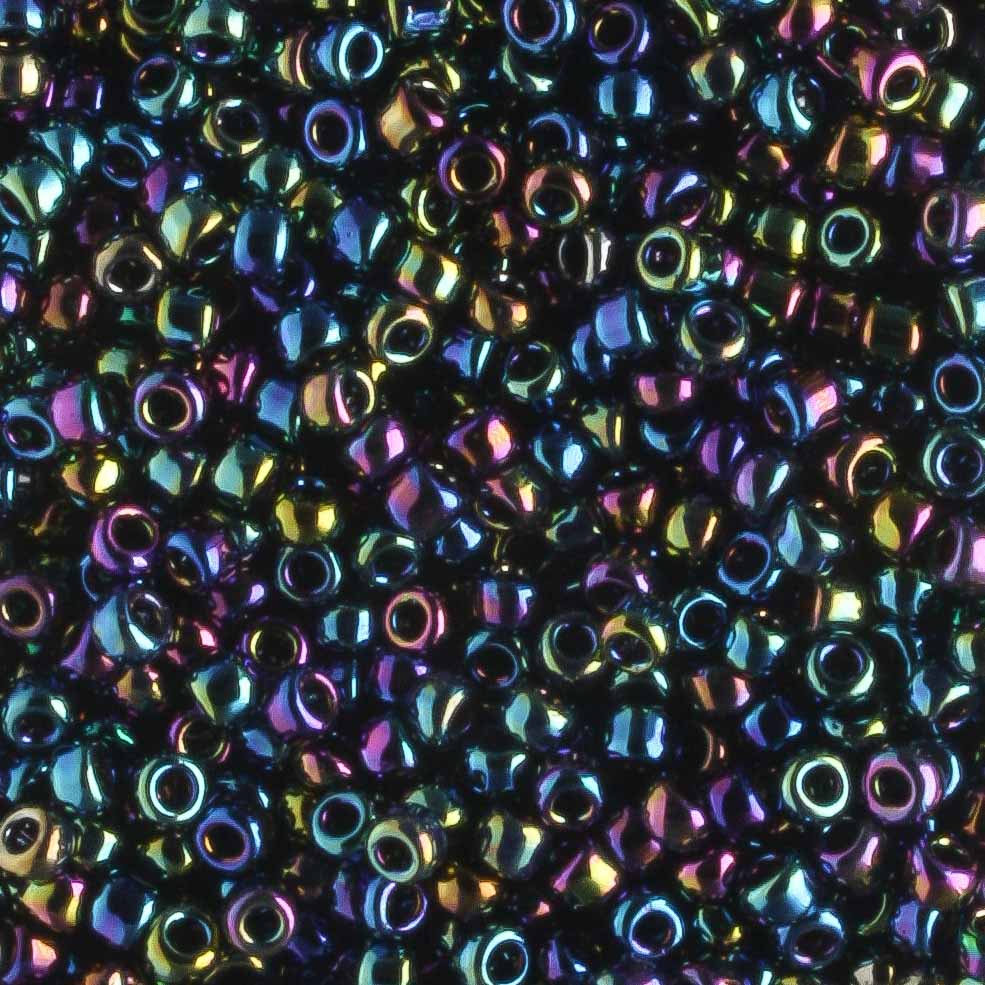 11/0 Rainbow Peacock - 10 grams