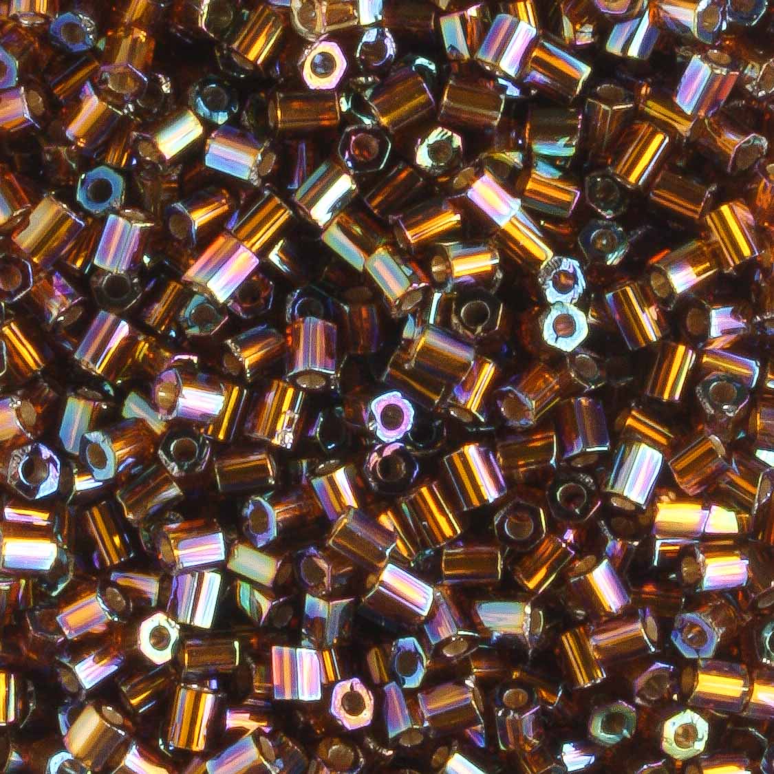 11/0 Hex Rootbeer AB - 10 grams