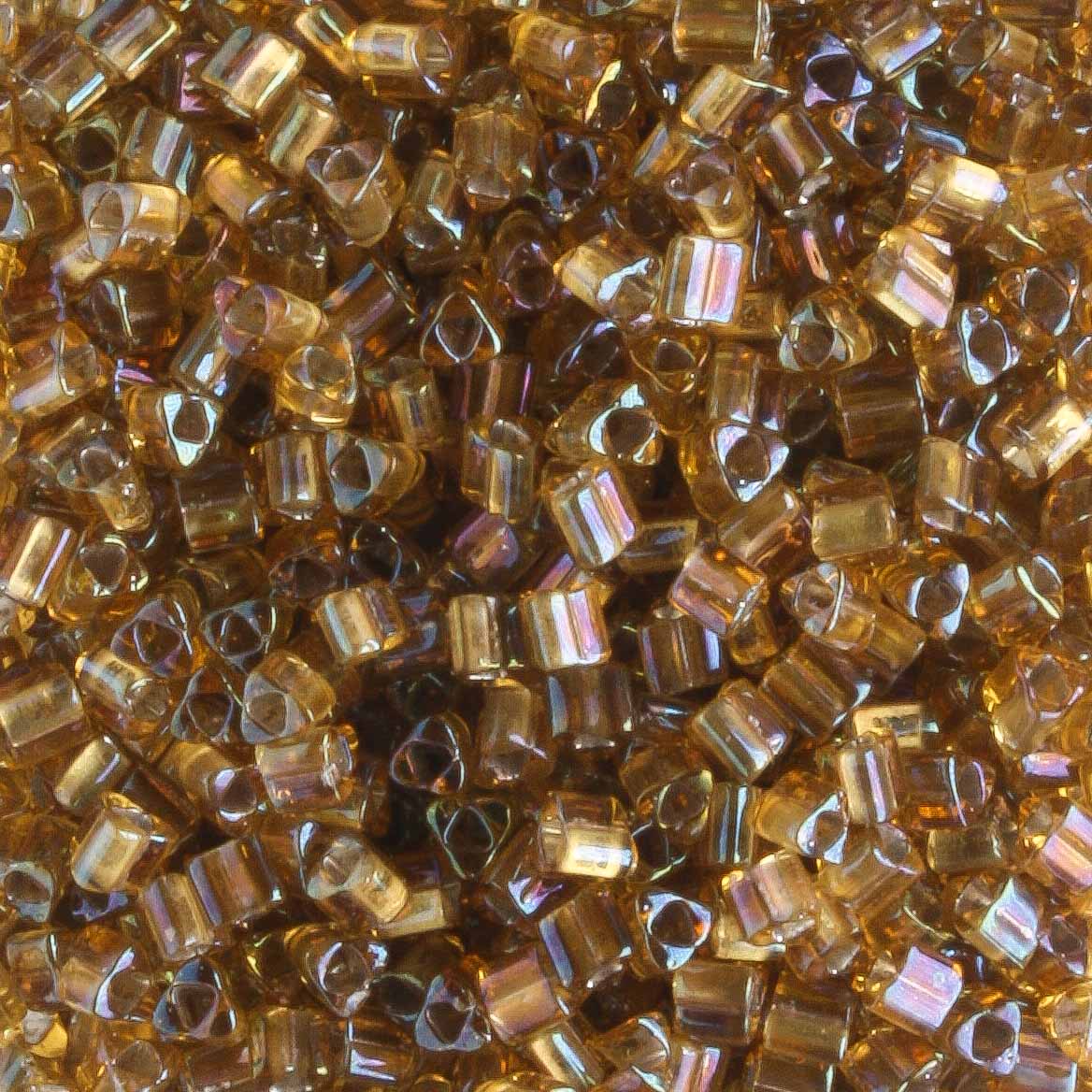 11/0 Triangle Topaz AB - 10 grams