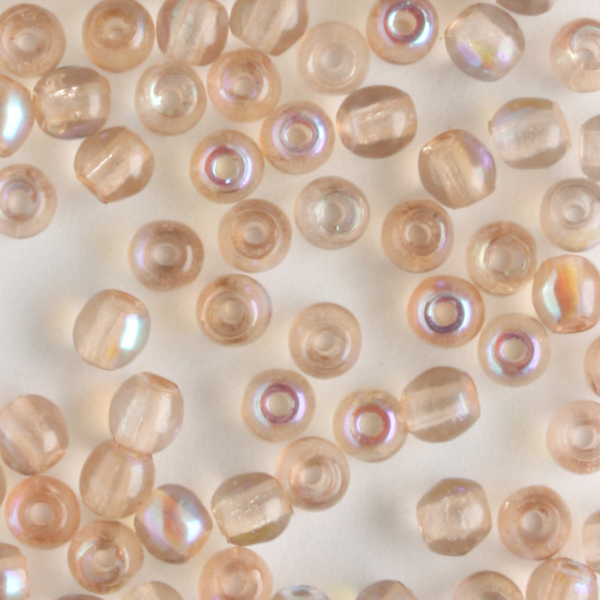 3mm Druk Light Colorado Topaz AB - 100 beads