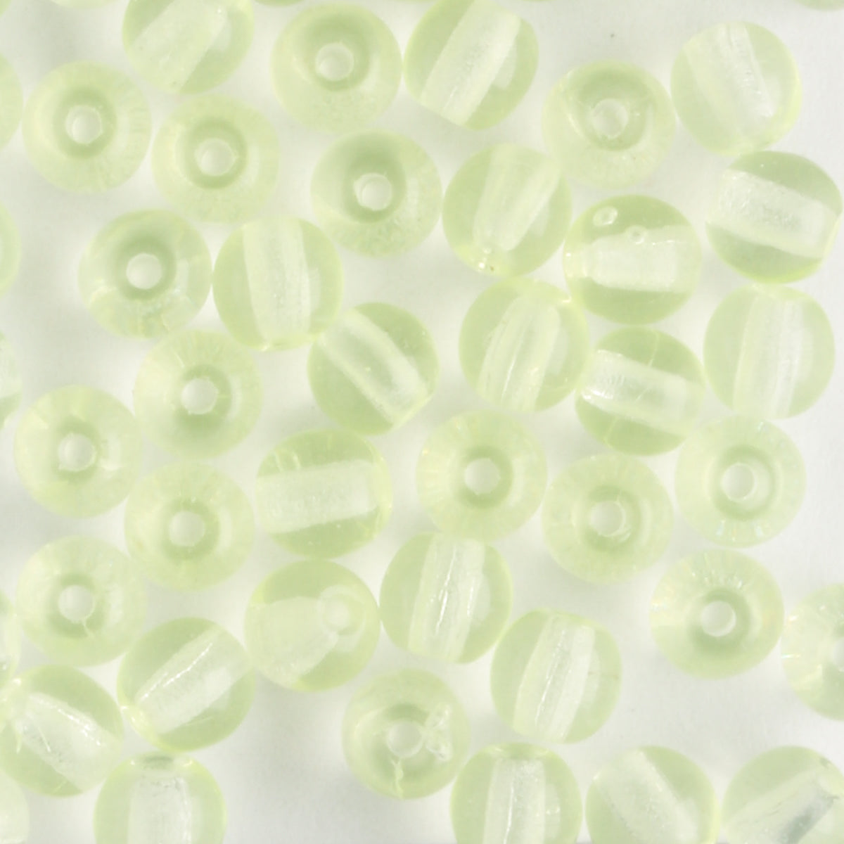 4mm Druk Jonquil Yellow - 100 beads