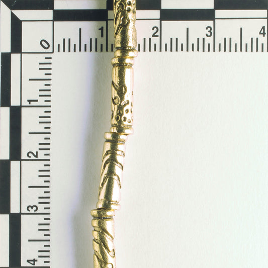 Pewter Beads, Gold Plated - 8 Strand