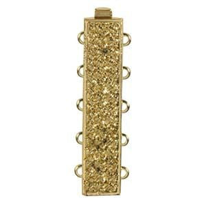 5 Strand Clasp Gold