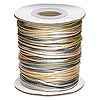 1mm Satin Cord - Yellow,Blue,Pink - yard